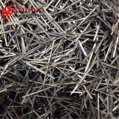 0.3% MgO Content Steel Fiber Bonded Wear-Resistant Refractory Castable