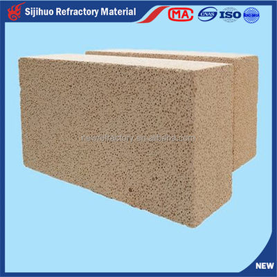 High Aluminum Poly Light Insulation Brick for Refractoriness 1580° Refractoriness 1770°