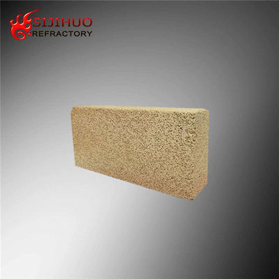 High Alumina Insulating Fire Bricks for Ceramic Kiln Light Yellow MgO Content % 0.8-1.2