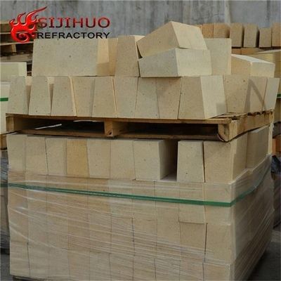 1.2-1.4% SiC High Alumina Refractory Bricks for Cement Kilns in Yellow Color