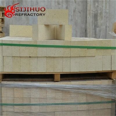 1.2-1.4% SiC High Alumina Refractory Bricks for Cement Kilns in Yellow Color