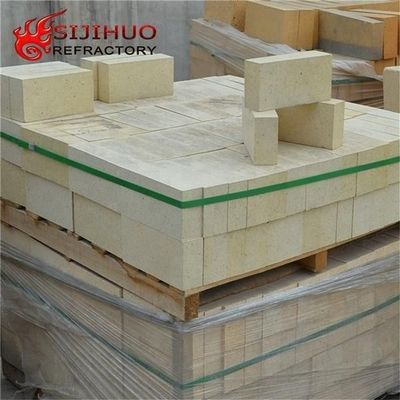 1.2-1.4% SiC High Alumina Refractory Bricks for Cement Kilns in Yellow Color