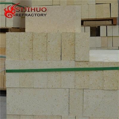 Common Refractoriness Yellow Alumina Refractory Brick for Glass Kiln Manufacturing