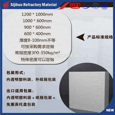 Customizable Ceramic Fiber Board Gaskets for Industrial Furnaces 0.1-0.3% CrO Content