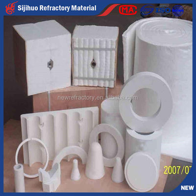 Aluminosilicate 1260C Ceramic Fiber Blanket for Heat Insulation Length mm 3650-14000