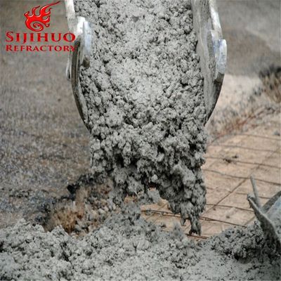 Kilns with Steel Fiber Reinforced Castable Cement 1-3mm 90-97% Al2O3