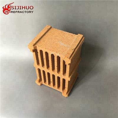 SiC Content of 1.2-1.4% 230x114x65mm Lattice Refractory Brick for Industrial Furnaces