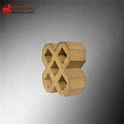 230x114x65mm Checker Refractory Fire Brick with 0.34% CaO Content and Heat Resistance