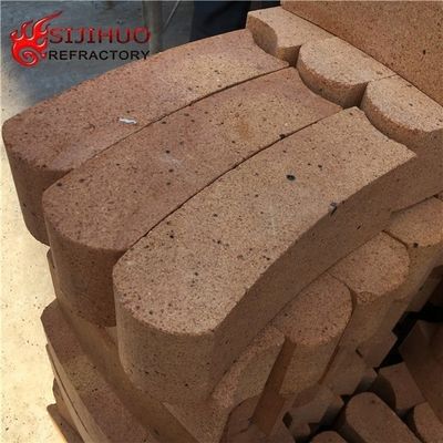 Yellow Universal Arc of Circle Fire Clay Brick for High Temperature Applications