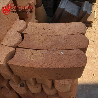 Yellow Universal Arc of Circle Fire Clay Brick for High Temperature Applications