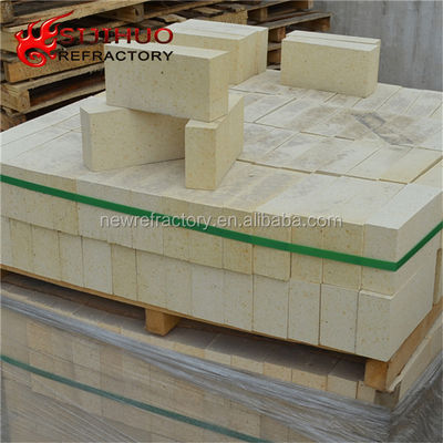 230x114x65mm Yellow High Alumina Fire Brick for Liner 48-83 Al2O3
