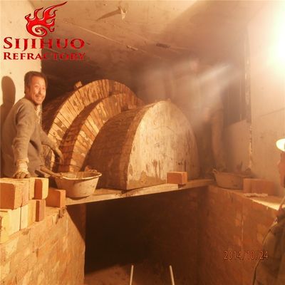 Industrial Furnaces Refractory Fire Clay Brick Capacity 50T/D Bulk Density 2.2-2.5 g/cm3