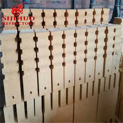 Yellow Alumina Block Customized Shape Fire Clay Anchor Brick for Customized Solutions