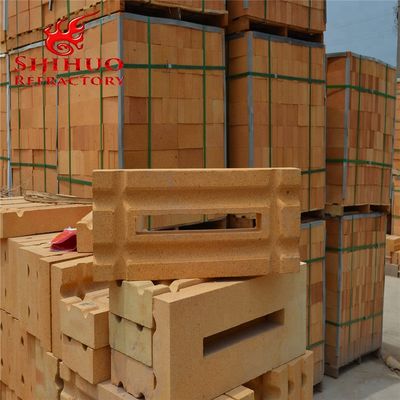 Yellow Alumina Block Wall Cladding Facing Brick Industrial Furnaces Tiles Rough Stone