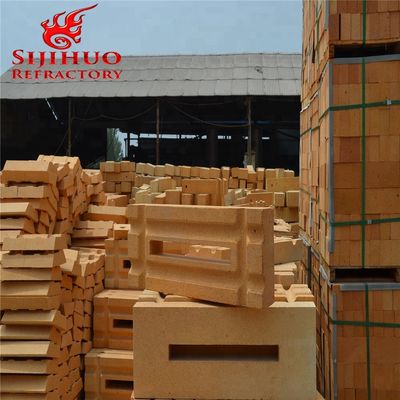 Yellow Alumina Block Wall Cladding Facing Brick Industrial Furnaces Tiles Rough Stone
