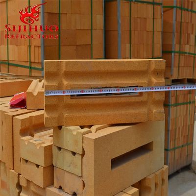 Yellow Alumina Block Wall Cladding Facing Brick Industrial Furnaces Tiles Rough Stone