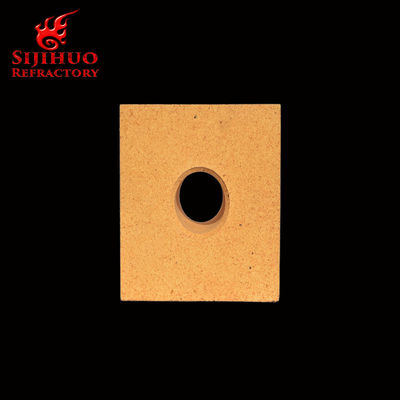High Alumina Bauxite Fire Clay Steel Runner Brick for Steel Industry in Yellow Color