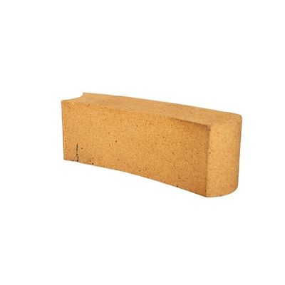230x114x65mm Round Fire-Resistant Curved Fire Brick with ISO9001 Certificate