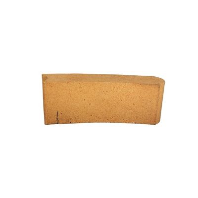 230x114x65mm Round Fire-Resistant Curved Fire Brick with ISO9001 Certificate
