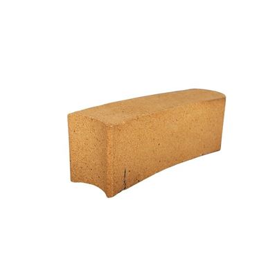 230x114x65mm Round Fire-Resistant Curved Fire Brick with ISO9001 Certificate