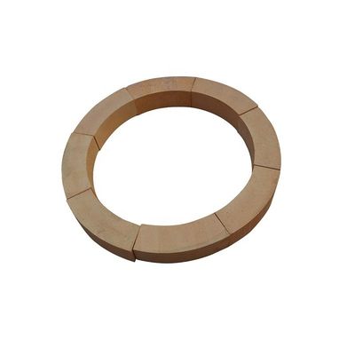 230x114x65mm Round Fire-Resistant Curved Fire Brick with ISO9001 Certificate