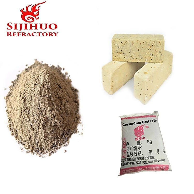 2018 Corundum Refractory Castable with Common Refractoriness 1580° Refractoriness 1770°
