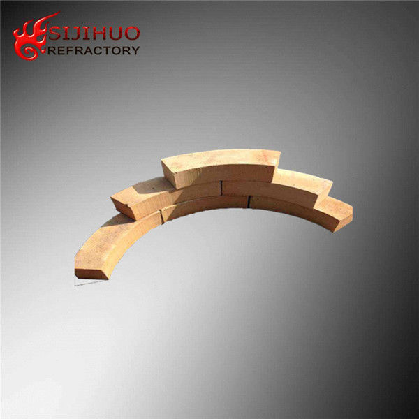 50%-65% SiO2 Content High Alumina Arc Refractory Brick for Petrochemical Industry